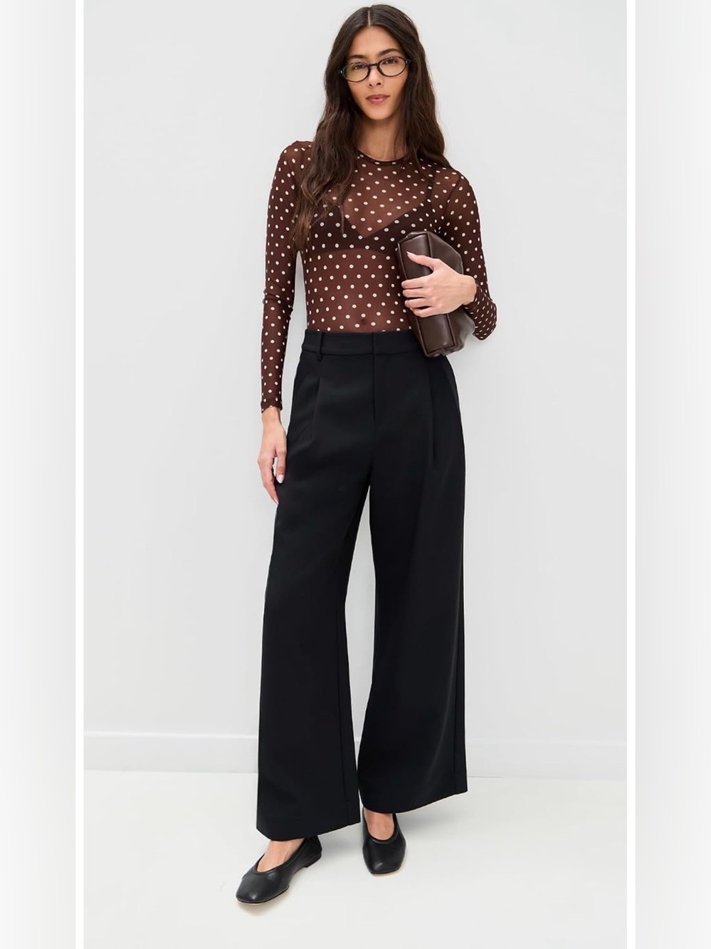 Madewell Mylie Black Leather Ballet Flats